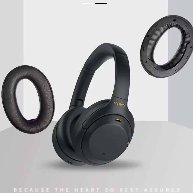 Ear Pads for Sony WH-1000XM2 WH-1000xm3 WH-1000XM4 Headphones High Quality Foam Ear Pads Cushions With Buckle Cotton Pad - view 5