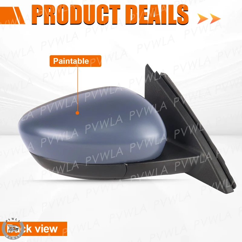11PIN Paintable Heated Side Mirror For US Version Ford Escape 2020 2021 2022 2023 Blind Spot Memory Rear Mirror Assembly