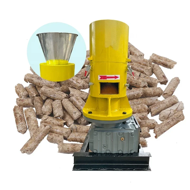 

Commercial Home And Farm Use Flat Die Biomass Pellet Mill Straw Wood Sawdust Pellet Machine