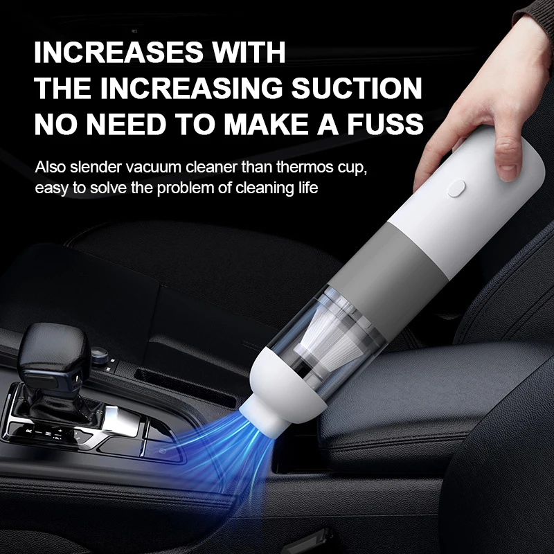 Wireless Car Vacuum Cleaner 20000PA Strong Suction Portable Vacuum Cleaning Machine Dust Catcher Handheld Hoovers for Home Car