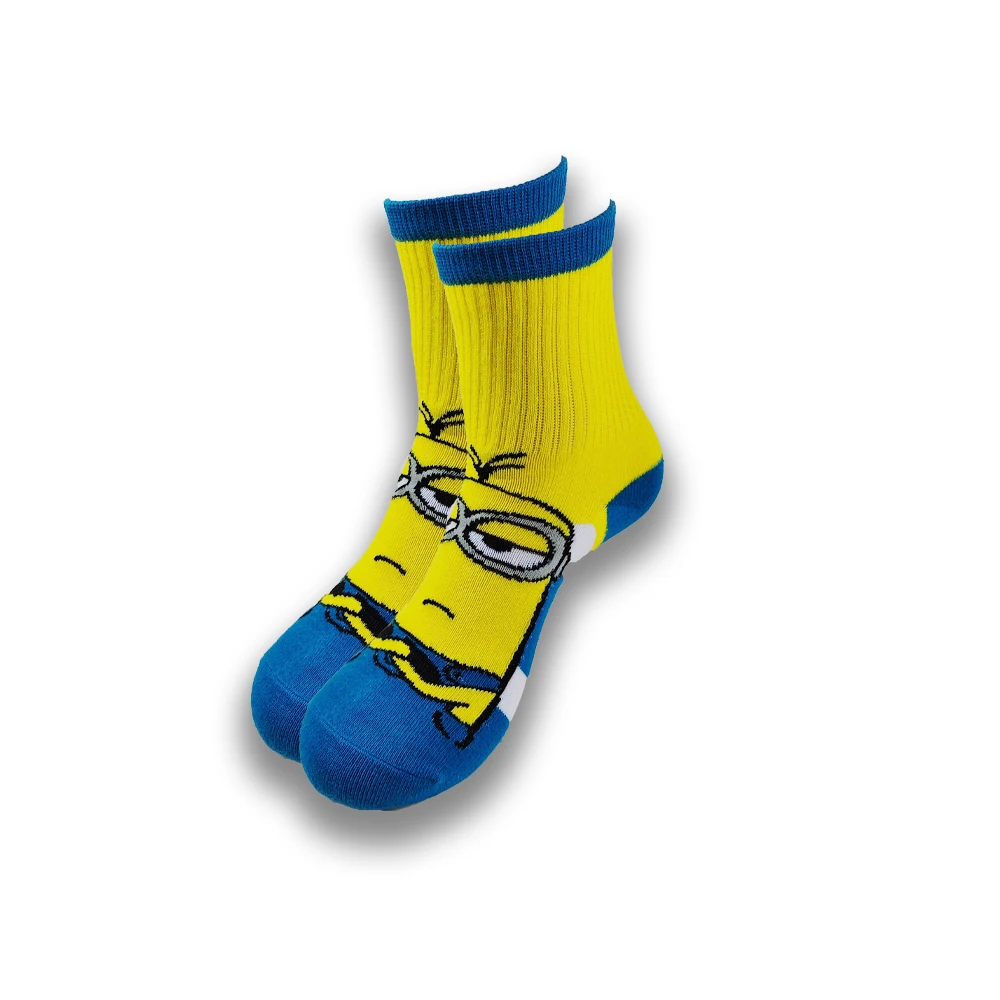Anime Cute Catton Socks Hip Hop Personality Street Style Happy Novelty Printing and Dyeing Men and Women Socks