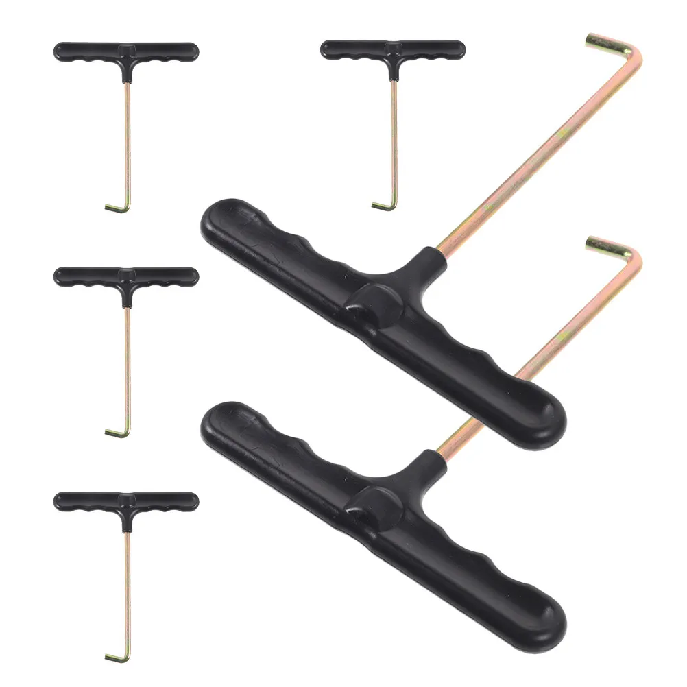 

6Pcs Lightweight Stainless Steel Lace Tightener Set Ice Skates Roller Skates Hockey Figure Skating Boots Running Shoes Lace