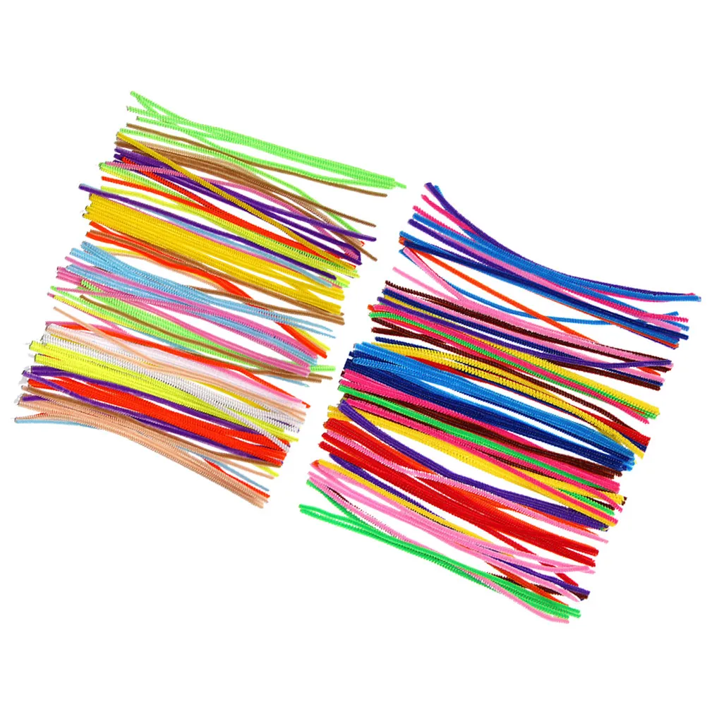 400Pcs Bendable Polyester DIY Craft Kit Creative Art Making for Children Kindergarten Activities Family Bonding