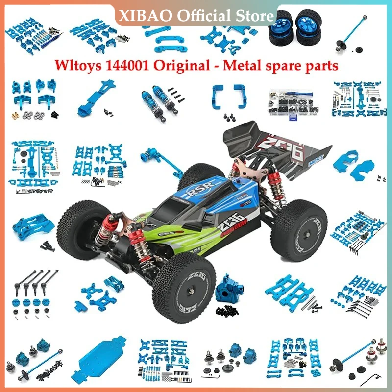 

Aluminum Metal Front&Rear Shock Absorber for 1/14 WLtoy 144001 1316 RC Car Crawler Short Course Truck Upgrad Part