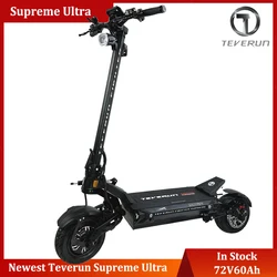 Teverun Fighter Supreme Ultra 72V 60Ah SK Battery Dual Motor 8000W Top Speed 105km/h 11inch Tubeless Tire Teverun Scooter