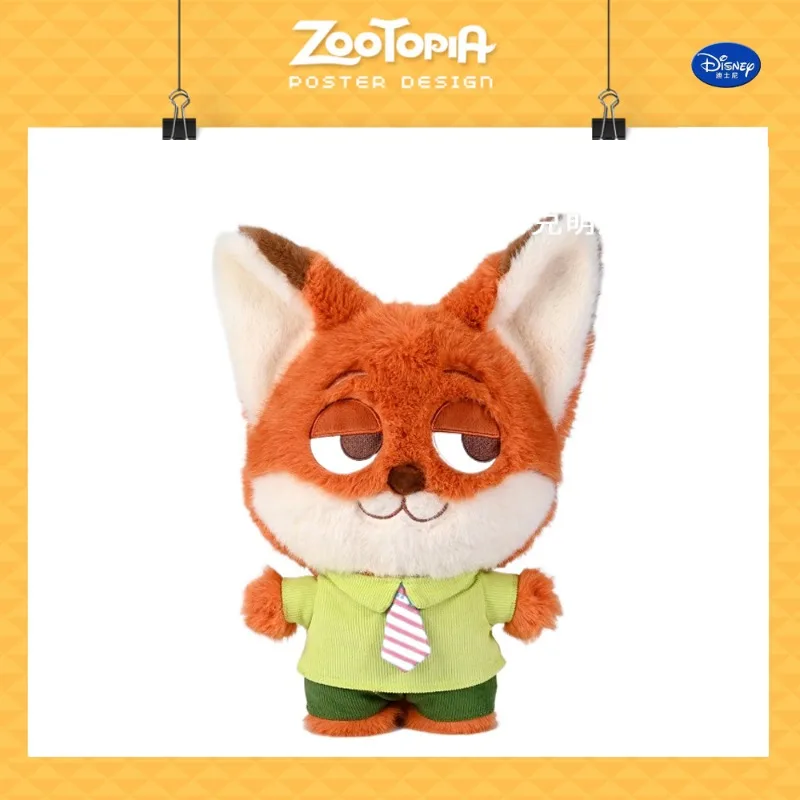 

25cm Cartoon Zootopia Judy Nick Plush Doll Toy Room Decoration Ornaments Children's Birthday Gift