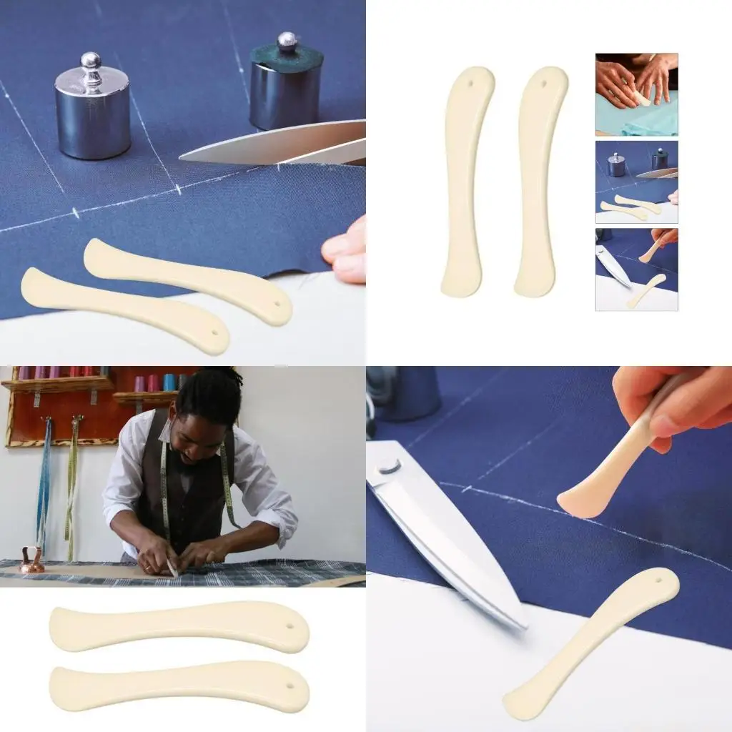 

QX2E 2 шт., инструмент для биговки ткани, АБС-пластик, папка для костей, биговщик для бумаги, инструмент для шитья, для дела,