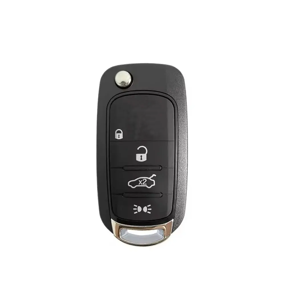 XNRKEY Remote Car Key/Only Key Shell For Fiat Folding Flip Egea Tipo 500X Spare Key With MQB48/4A Chip 433MHz SIP22 Uncut Blade