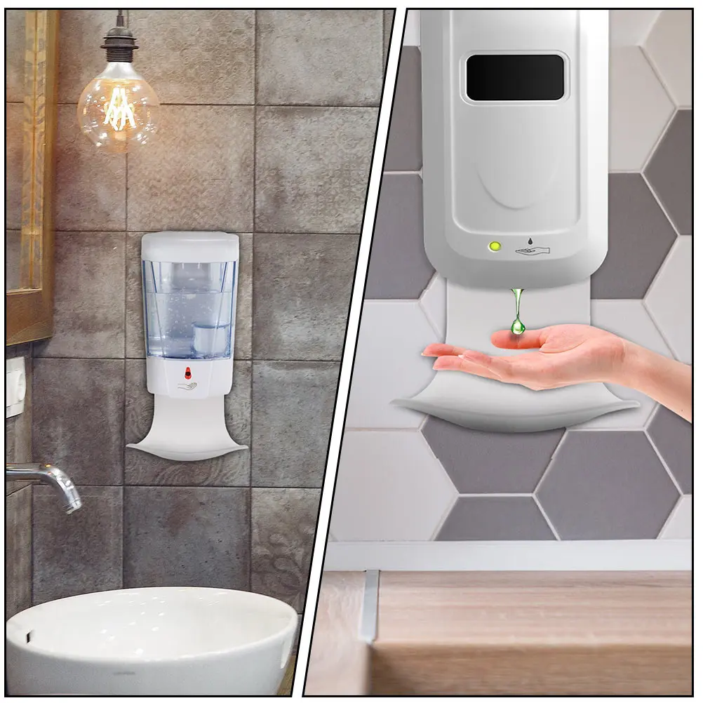 

Drip Tray for Soap Dispenser Plastic Catch Tray Wall Mount Universal Protection Easy Install Foaming
