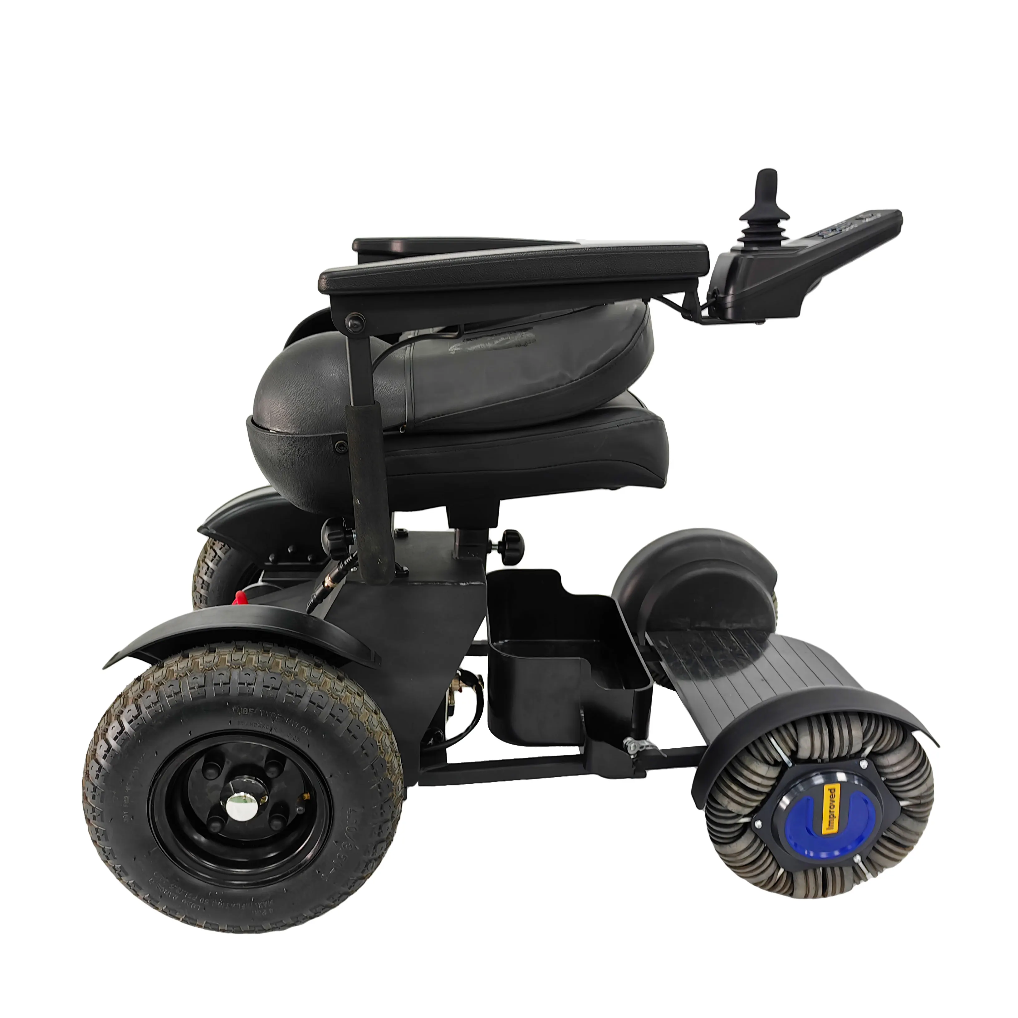 High-Tech Foldable Electric Wheelchair For The Disabled Handicapped Physical Therapy Portable Power Carton Steel Frame Price