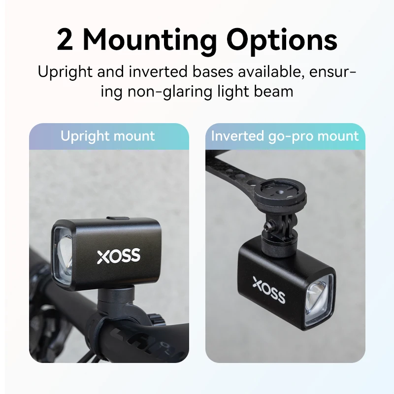 XOSS الذكية الدراجة العلوي 1000 Lm Noctera-1.0 انقطاع خط مقاوم للماء قابلة للشحن الترا برايت دراجة الجبهة مصباح الجبلية مصباح يدوي