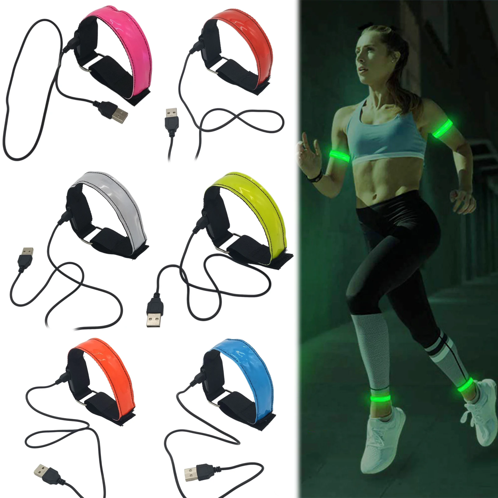 

Светодиодный браслет Ultra-High 360° ° Видимость: для ночного бега