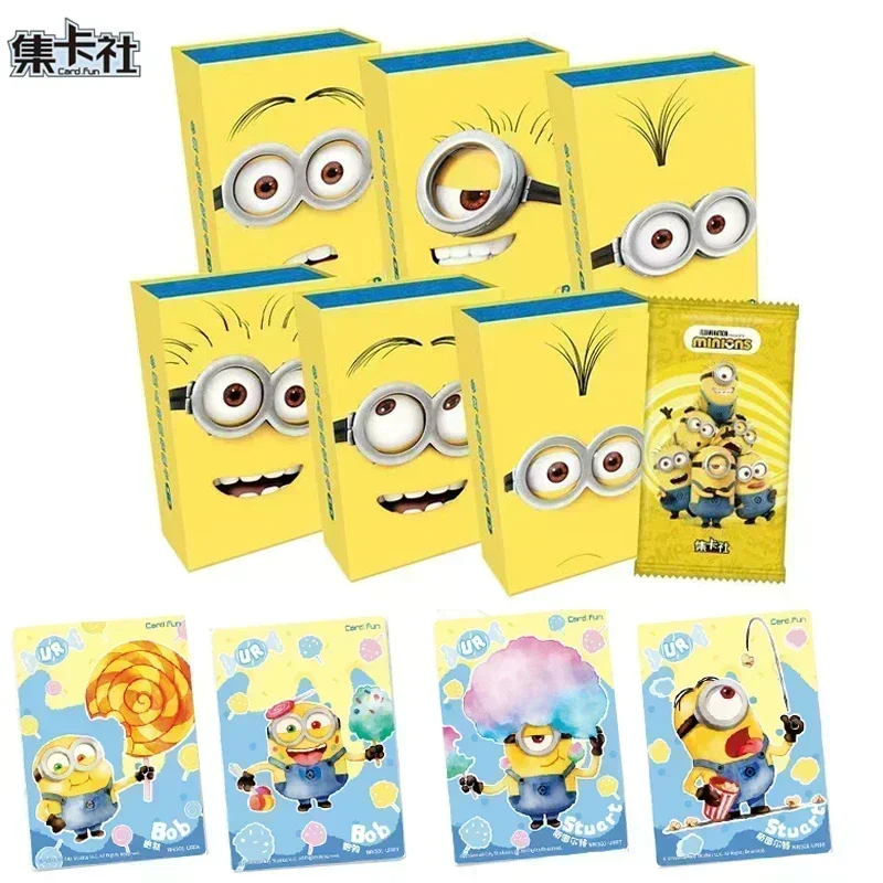 Card Fun Minions Big Eyes Series Funny Collection Card First Shot Cute Collection Card Cartoon Film Children\'s Gifts Toys