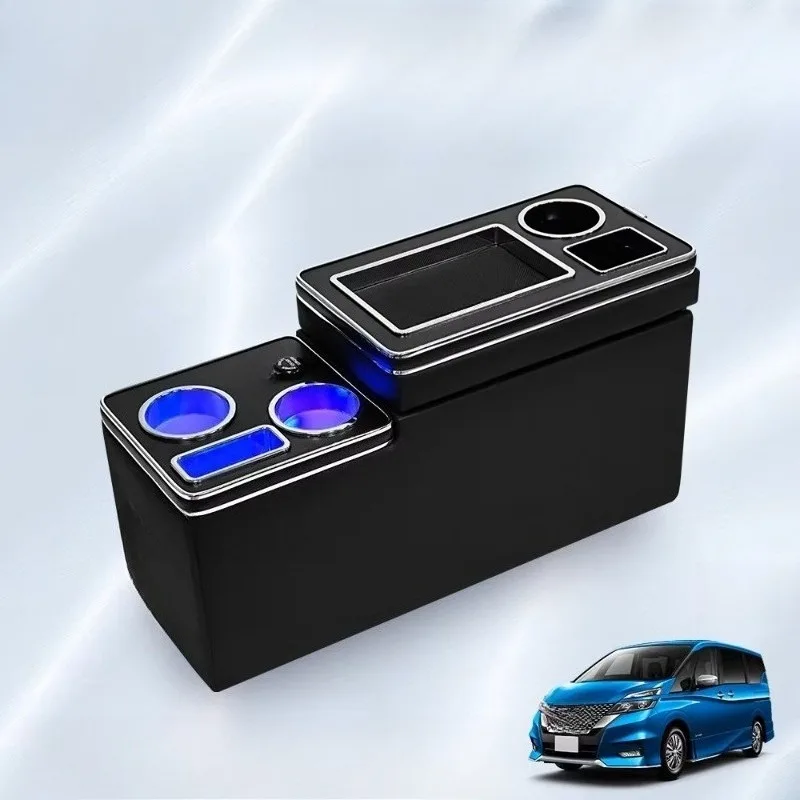Premium Multifunctional Large Capacity Central Console Storage Armrest Box for  C27