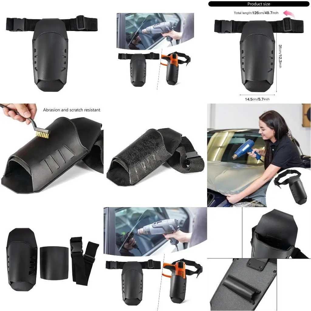  Electrician Heat Tool Protective Waist Belt Bag Hot Air Guns Carrying Organizers
