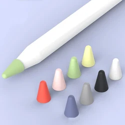 8pcs Silicone Nib Cover for Apple Pencil 1 2 Tip Cover Case Sleeve for iPad Pencil 1st 2nd gen Stylus Pen Nib Protection Cases