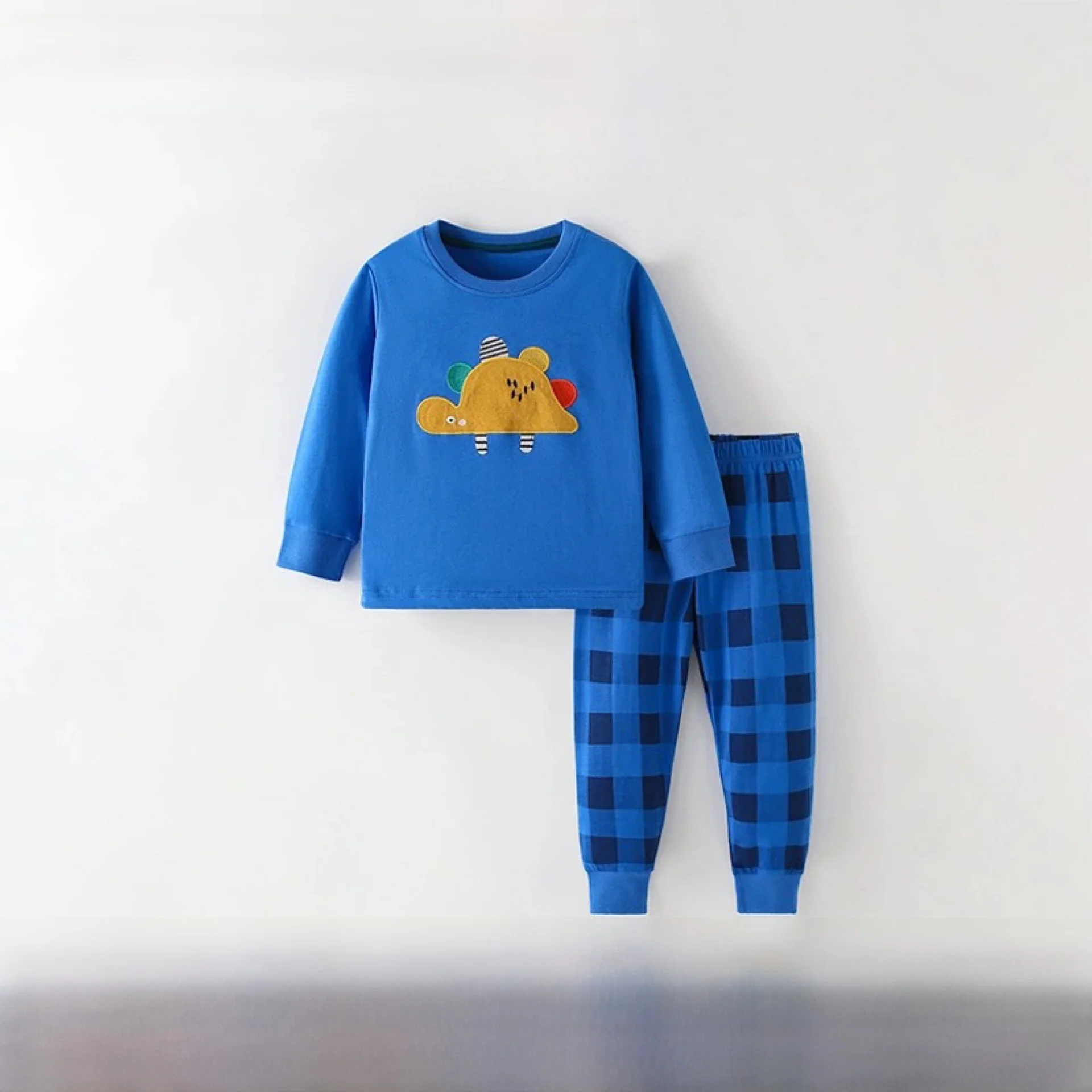 

Malwee Boys Home Clothes Set Autumn Winter New round Ne Long Sve Elastic Waist Pants Suit for Kids 5 Years Old Cotton 00%