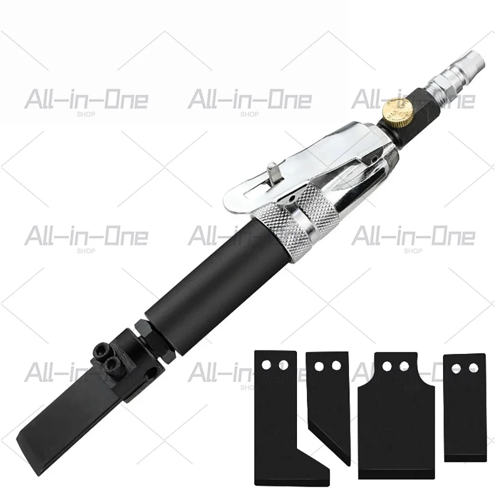 Pneumatic Scraper Set Mini Air Knife Shovel Chisel Industrial Welding Deburring Rust Removing Tool Adjustable