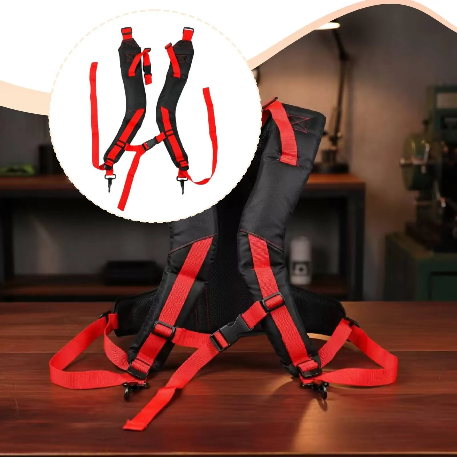 Backpack Blower Shoulder Straps 727-05849 Left and Right Blower Harness Kit Leaf Blowers Shoulder Strap Professional Replaces