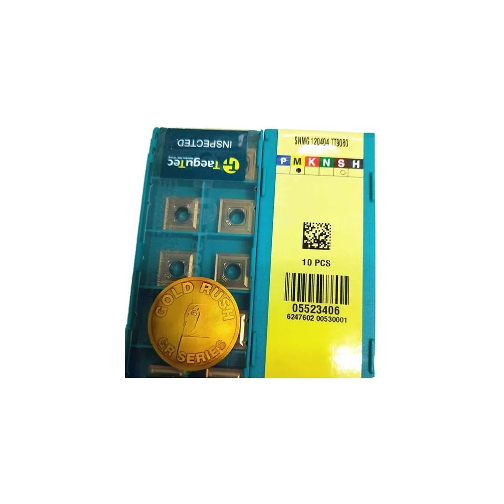 

TaeguTec Original Turning Insert SNMG TT9080 SNMG120404 TT9080 SNMG120404-EA TT9080