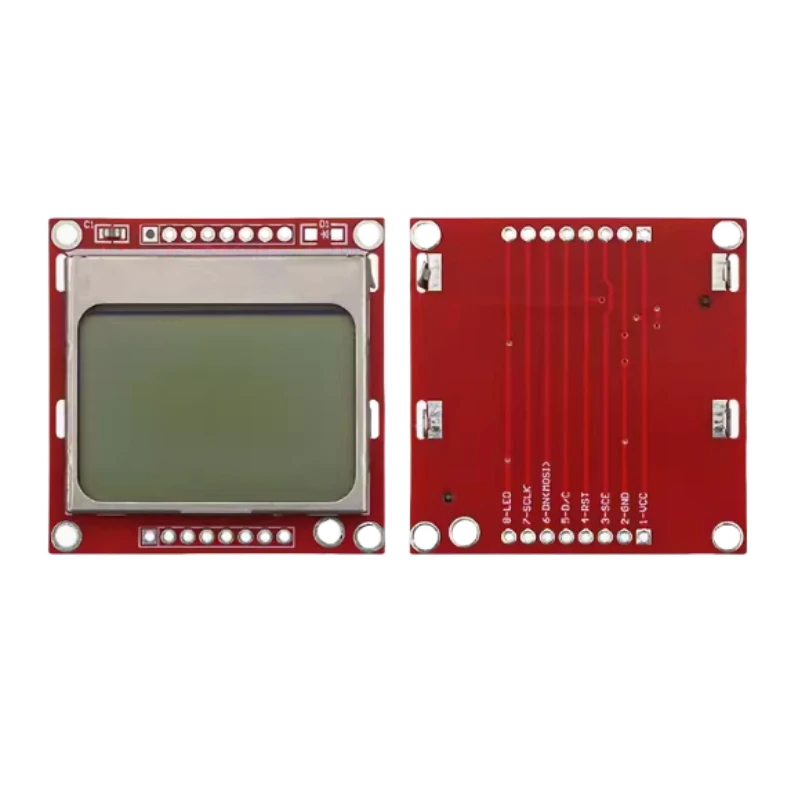 Suitable for Nokia 5110 LCD red screen LCD module red PCB