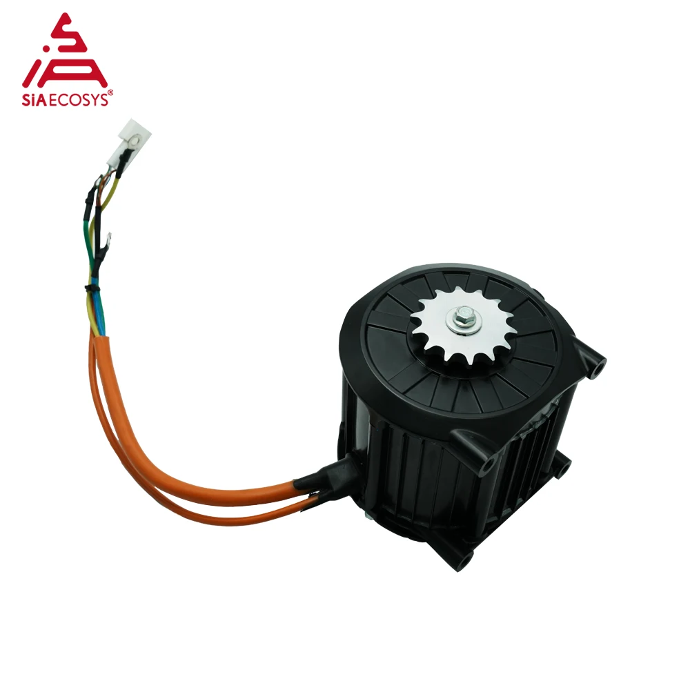 QS MOTOR D120C-45 1500W Encoder Mid Drive Motor PMSM 72V with ND72240 Sine Wave Motor Controller for Electric Motorcycle Kit