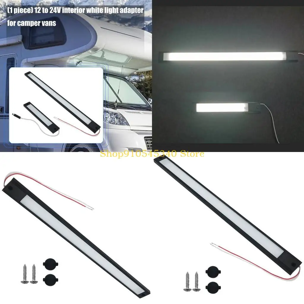 

U2JA 12-24V Interior LED Light Fixture with ABS Housing High Efficiency White LED for Easy Tool Free Upgrade Installation