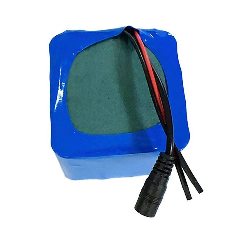 14.8/16.8V 14AH 18650 Lithium Battery Pack Built-in BMS for Night Fishing Lamp Heater Mining Lamp Electric Toy Customizable Plug