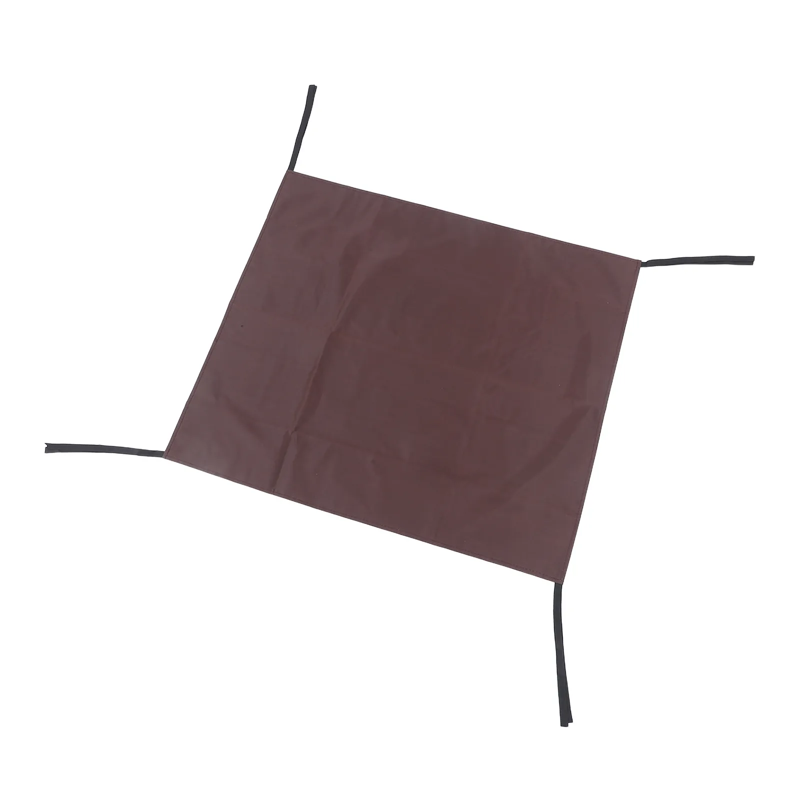 Coffee Oxford Cloth Housekeeping Cart Cover Hotel Utility Trolley Dustproof Tie Strap Waterproof Cleaning Service Cart Supply