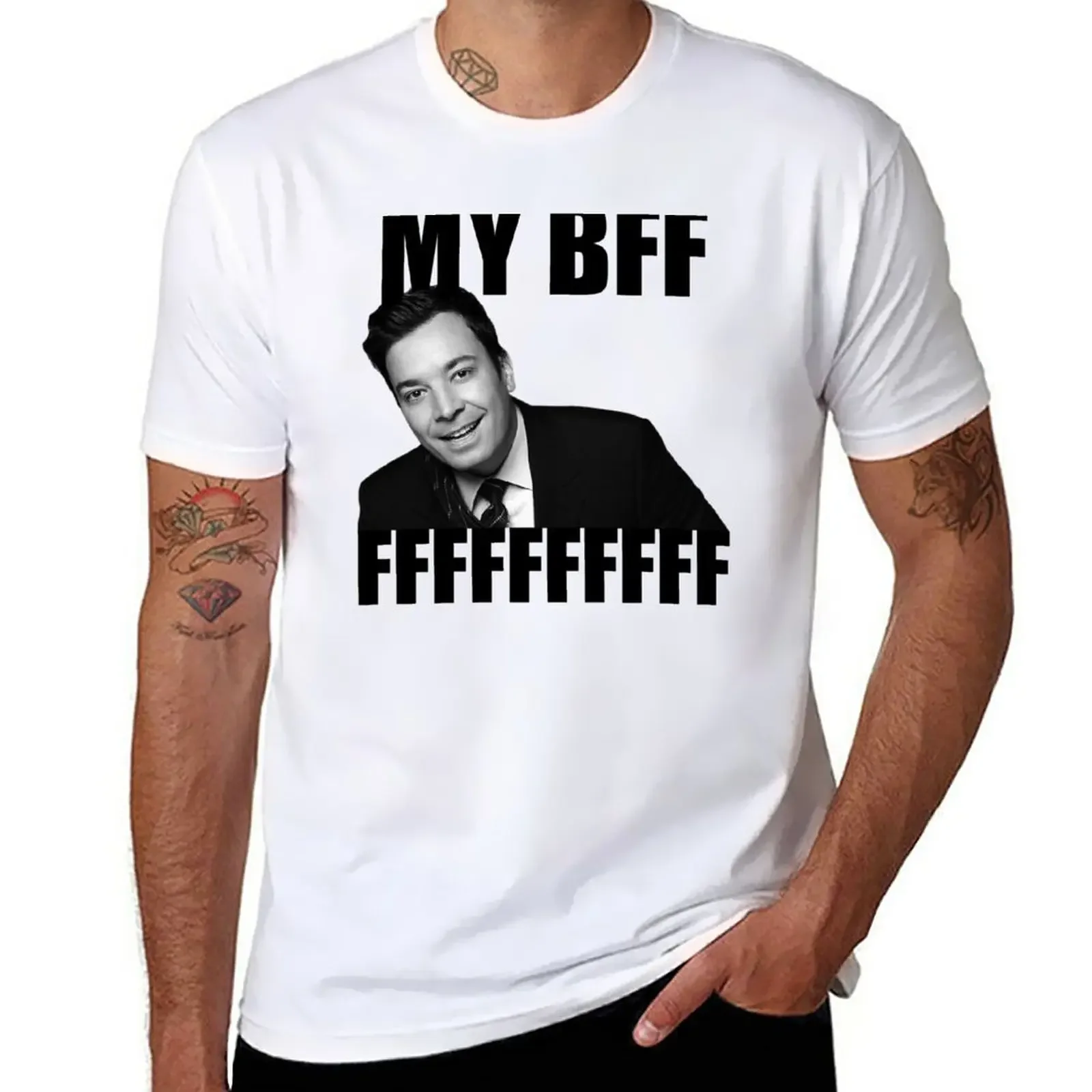 

My BFF FFFFFFFFFF T-Shirt customs Short sleeve tee black t-shirts for men