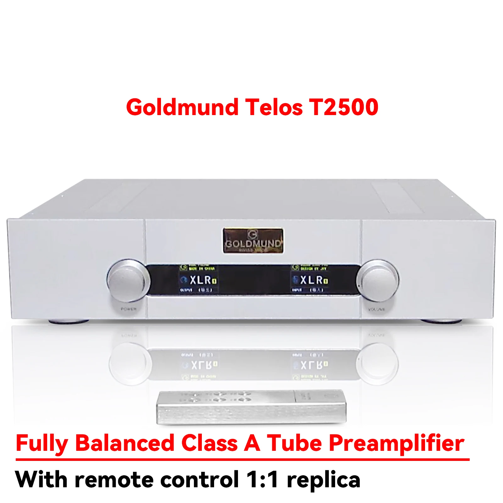 

AMXEKR Goldmund Telos T2500 Fully Balanced Remote Control Fever Hifi Flagship Pure Class A Tube Preamplifier 4.8 5 Reviews