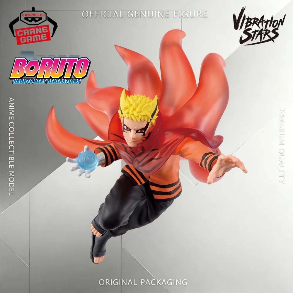 Figura Coleccionable Original de Banpresto, Vibration Stars, Boruto Naruto Next Generations, Naruto Uzumaki