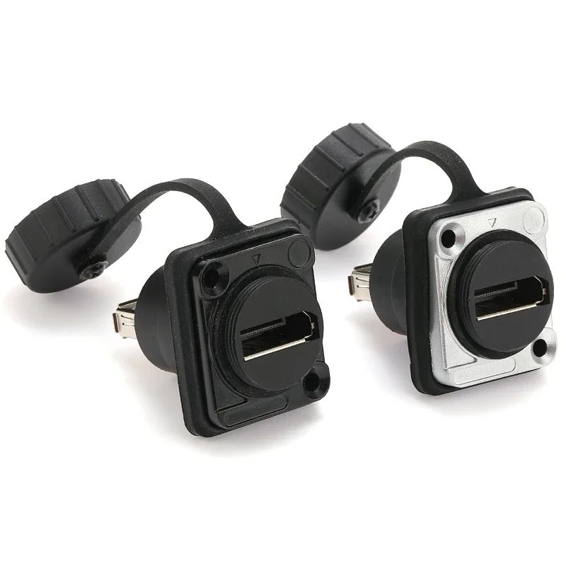 HD 4K DisplayPort DP Cable Connector Solderless for TV Video Interface, AVSSZ Waterproof DP Docking Extension Line Female Module
