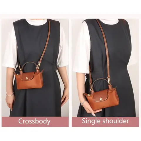 लॉन्गचैम्प मिनी पंच-मुक्त असली लेदर शोल्डर स्ट्रैप सेट ट्रांसफॉर्मेशन क्रॉसबॉडी स्ट्रैप बैग एक्सेसरीज़ के लिए 1 सेट बैग स्ट्रैप 10 best sales हैंडबैग का पट्टा - №9