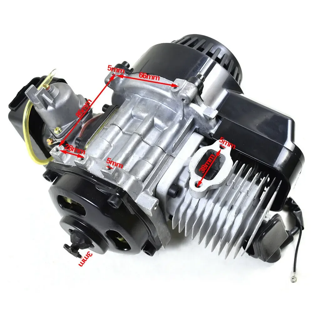47c 49cc 2 stroke Pull Start Engine Motor Kit Pocket Quad Bike ATV Buggy Go Kart