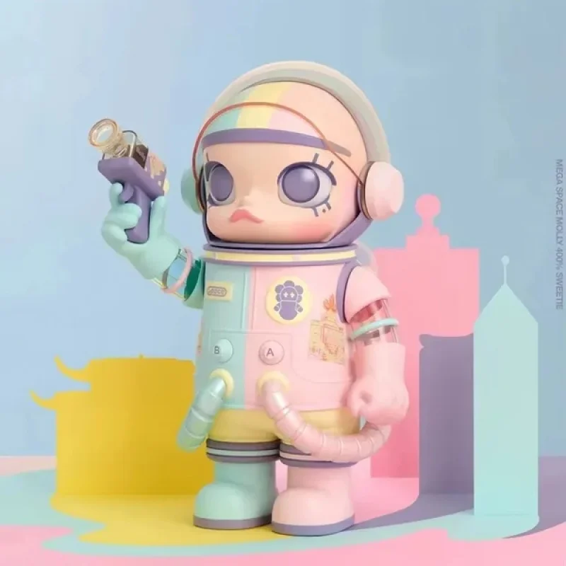 New Genuine Mega Space Molly Sweetie 100%&400% Series Limited Edition Action Figure Room Decor Toys Collectible Model Kids Gift