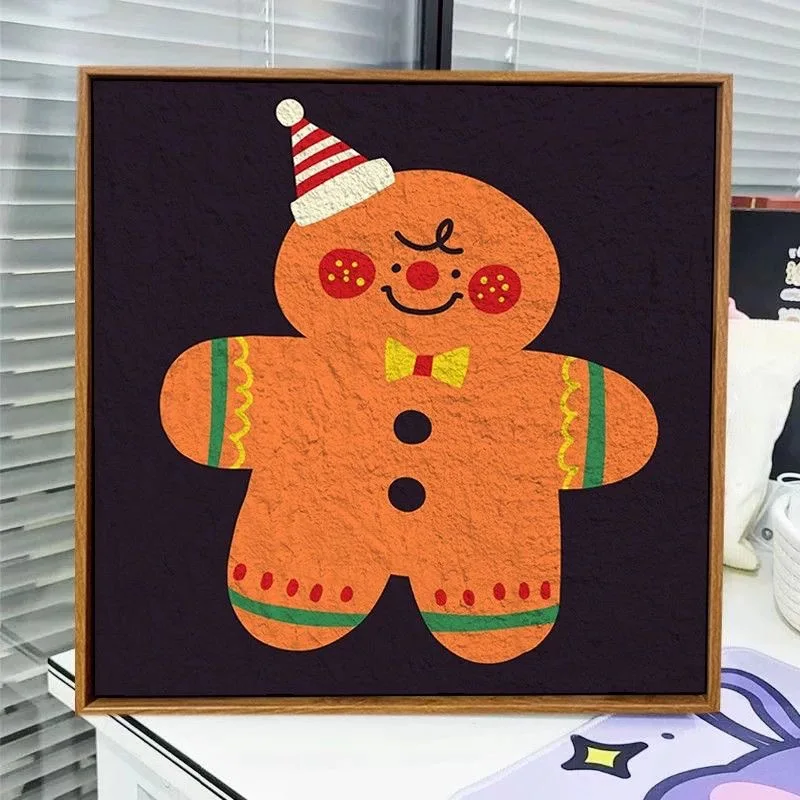 

A6167 Folk Art Santa Portrait