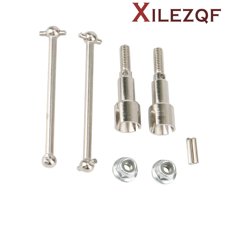 XILEZQF Metal Front Rear Drive Shaft Upgrade Kit for HBX 16889 16890 SG1601 SG1602 1/16 RC Car Enhanced Durability
