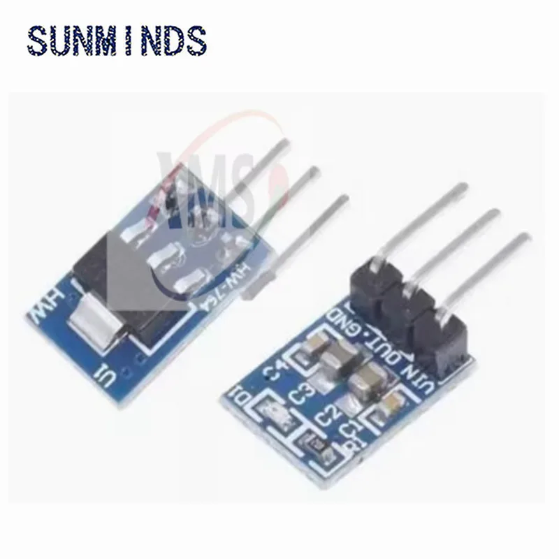 1-10PCS 5V To 3.3V DC-DC Step Down Power Supply Buck Module AMS1117 800MA Automatic Adjustable Boost Board Start Limit Voltage