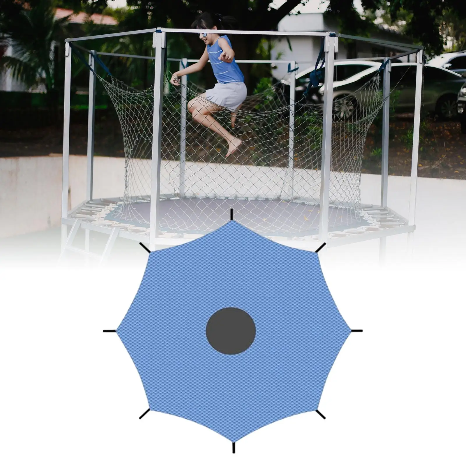 Trampoline Tent Summer Trampoline Cover Solution For Keeping Kids Cool While Playing Outdoors Shade Cover