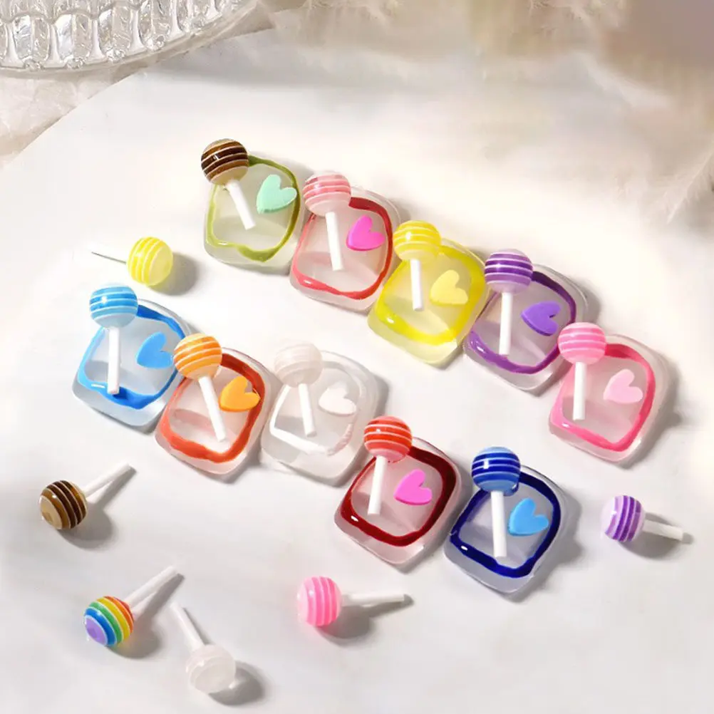 

30 шт. Декор для ногтей в виде конфет, имитация, для самостоятельного маникюра, изысканные блестящие сияющие украшения для ногтей