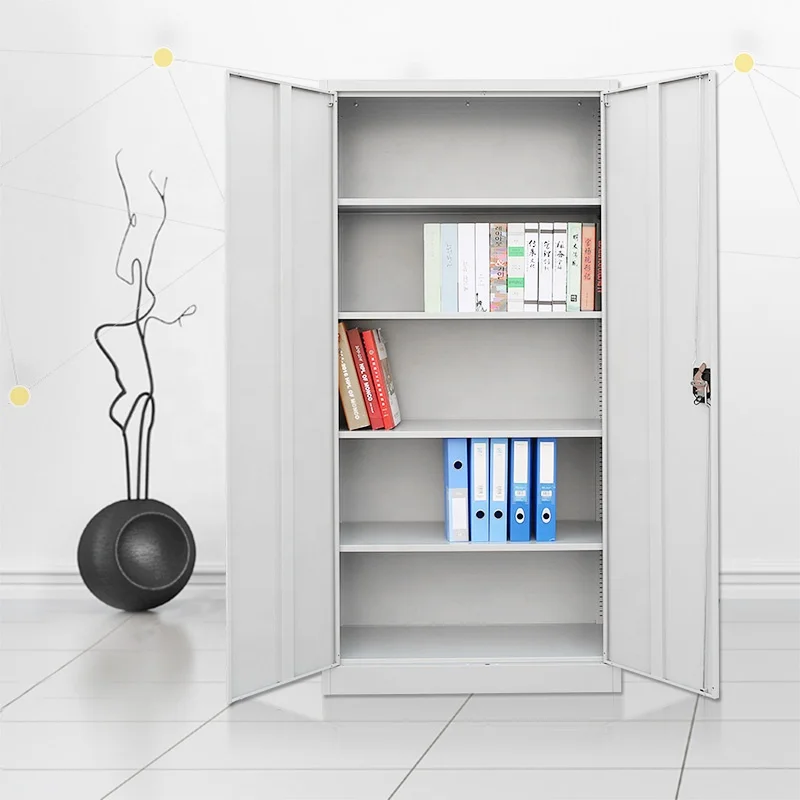 #￥Modern Office Furniture Steel Storage 2 Door Metal Filing Cabinets with Adjustable Shelves for School Workshop & Hotel Use