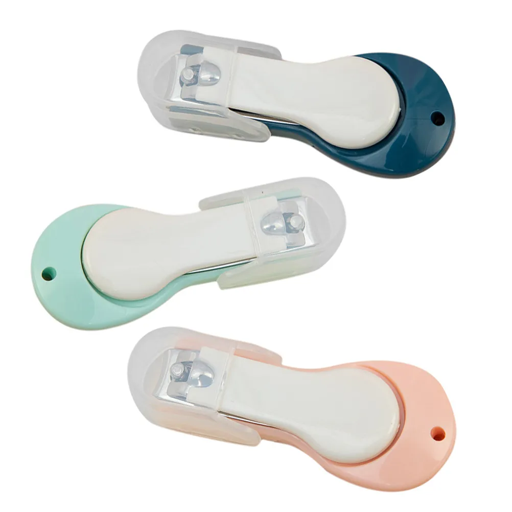 

3Pcs Baby Nail Clippers Premium Stainless Steel Silicone Non-Slip Grip Infant Nail Trimmer Toddler Manicure Set