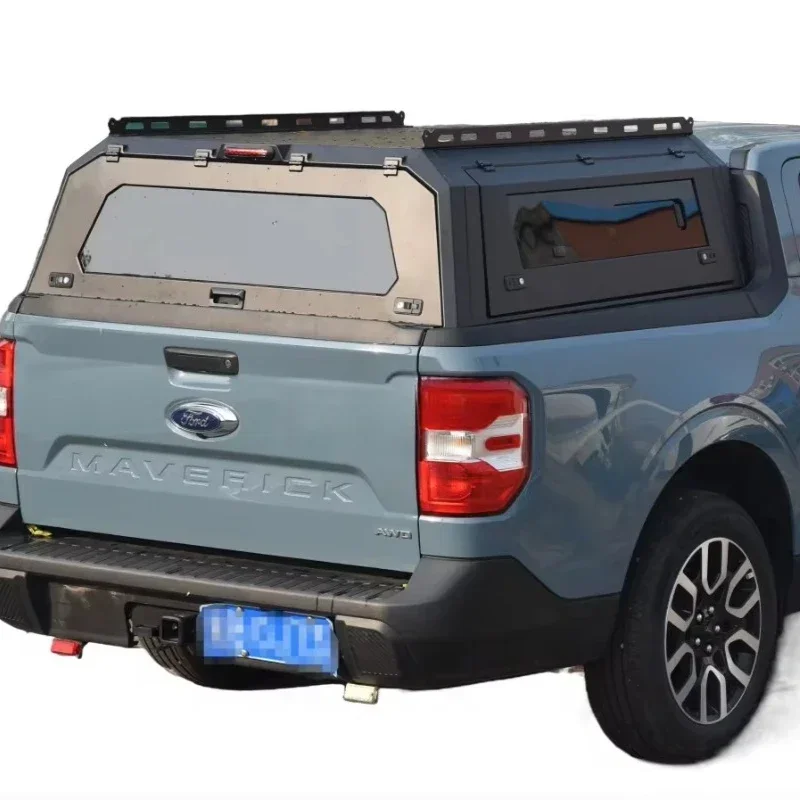 Deluxe Waterproof Pickup Canopy Camper Shell Truck Topper For Ford Maverick