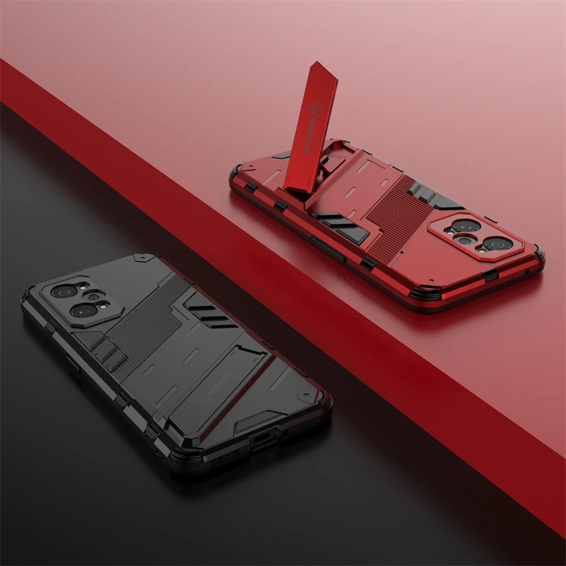 For Realme GT Neo2 Case Punk Stlye Phone Holder Protective Armor Bumper Case For Realme GT Neo 2 Cover For Realme GT 5G C21Y