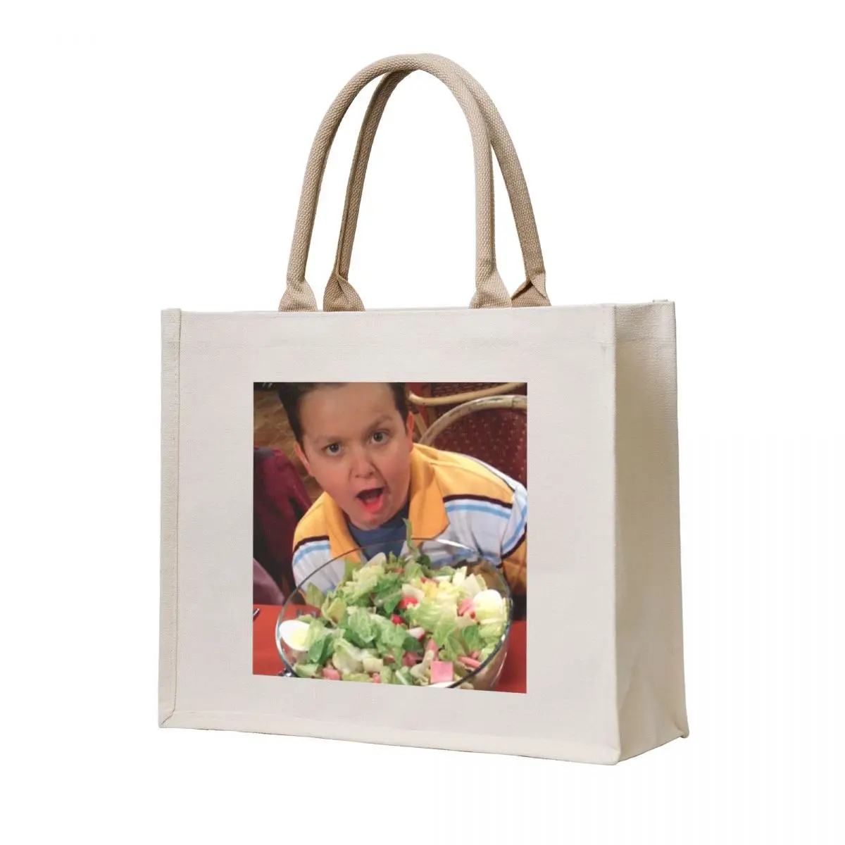 

gibby with a salad Tote Bag woman shopping bag Lady bag shopper bags for women