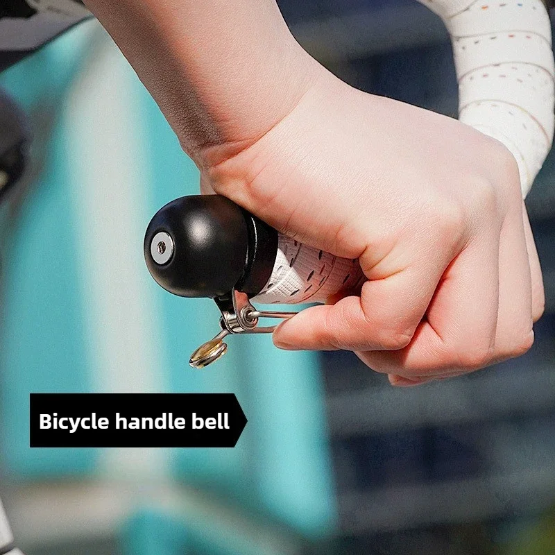 AliExpress 2025 New Bicycle Bell Super Loud MTB Mountain Bike Safety Warning Alarm Bicycle Handlebar Plug Horn Riding Cycling Accessories