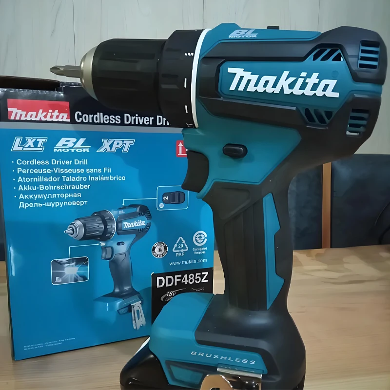 

Brushless Cordless Drill: 18V Power, 1800RPM High - Speed, Compact Electric Tool for Versatile Applications Makita DDF485
