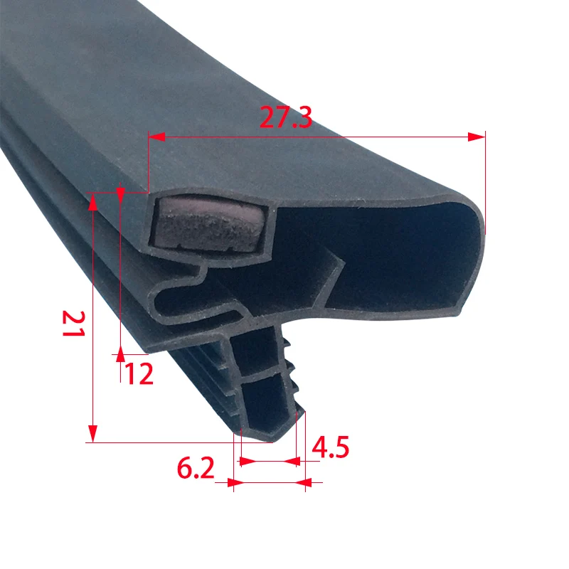 215 Universal Fridge Rubber Door Seal Magnetic Gasket Replacement Leakproof Energy Efficient Long Lasting