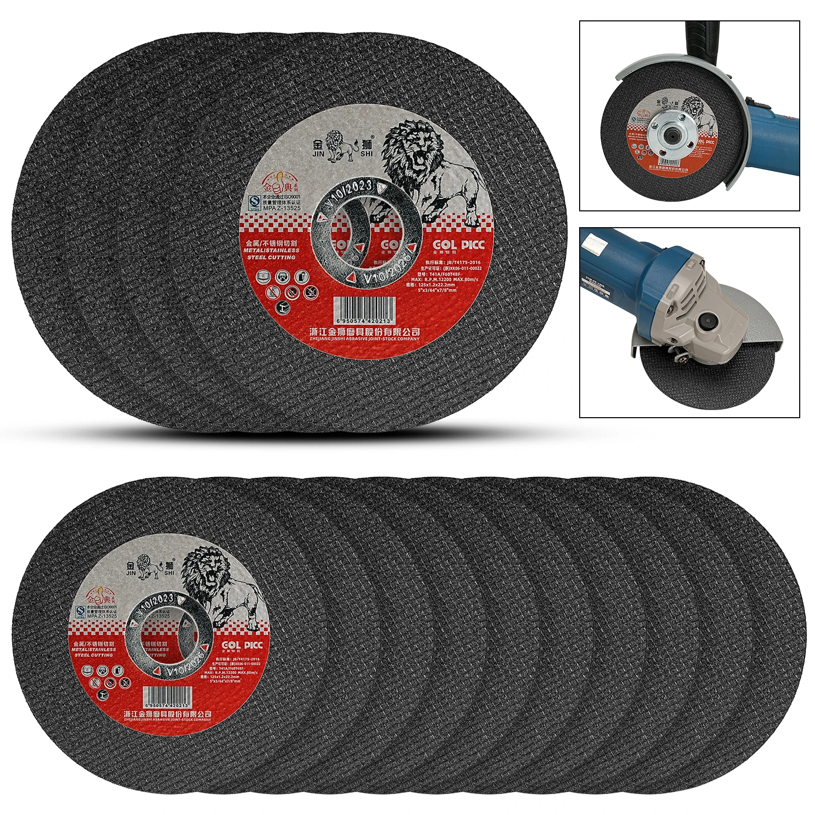 125mm Metal Cutting Discs Cut Off Wheels Flap Sanding Discs Grinding Discs Angle Grinder Wheel 2-50Pcs